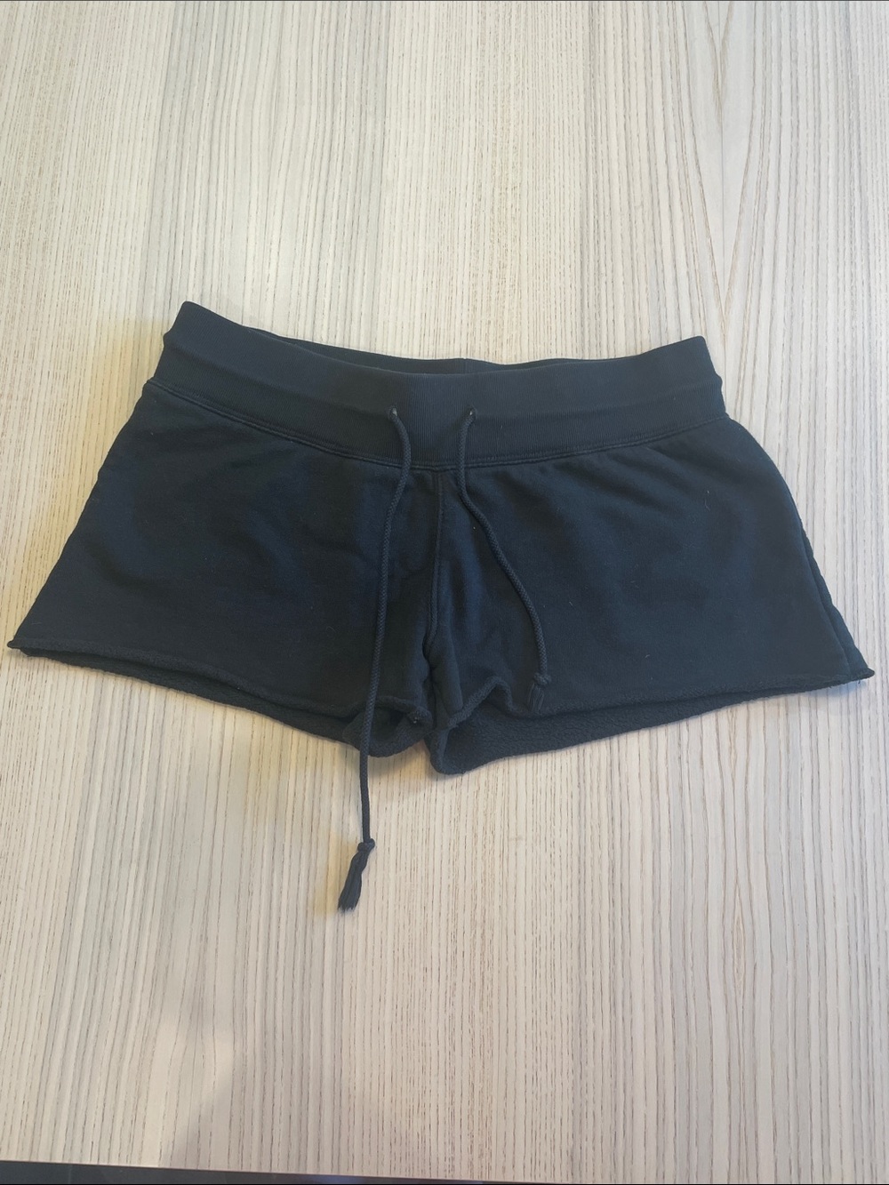 Black micro Brandy Melville shorts